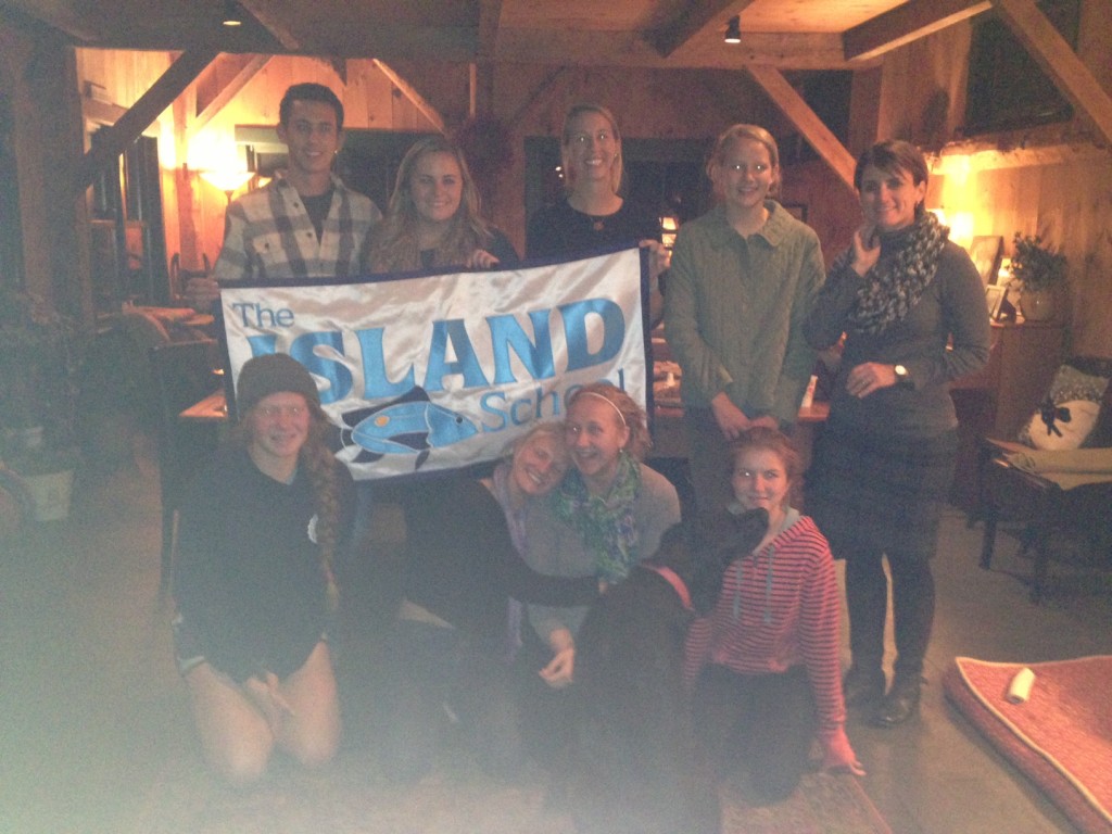 top: Brandon Gell (F'10), Taylor Hoffman, Cam Powel, Emily Peters (F'11), Sharon Jarboe; bottom: Faith Isham (S'14), Emily Robinson (F'12), Rachel Shapiro, Kate Isham