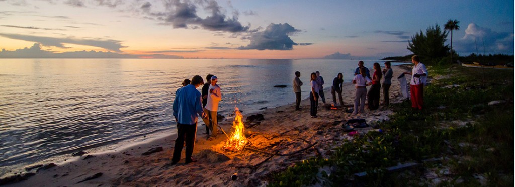 kayak campfire