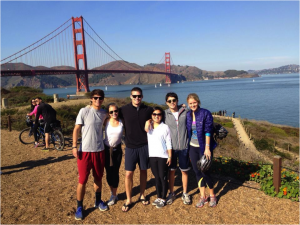 Jake Cerf and friends in San Francisco