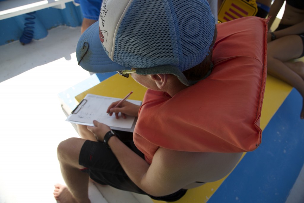 Eliot on the Cobia.