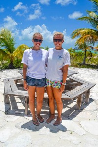 Summer Term alumni Maggie Winchester (Su'11) and Kristin Treat (Su'10)