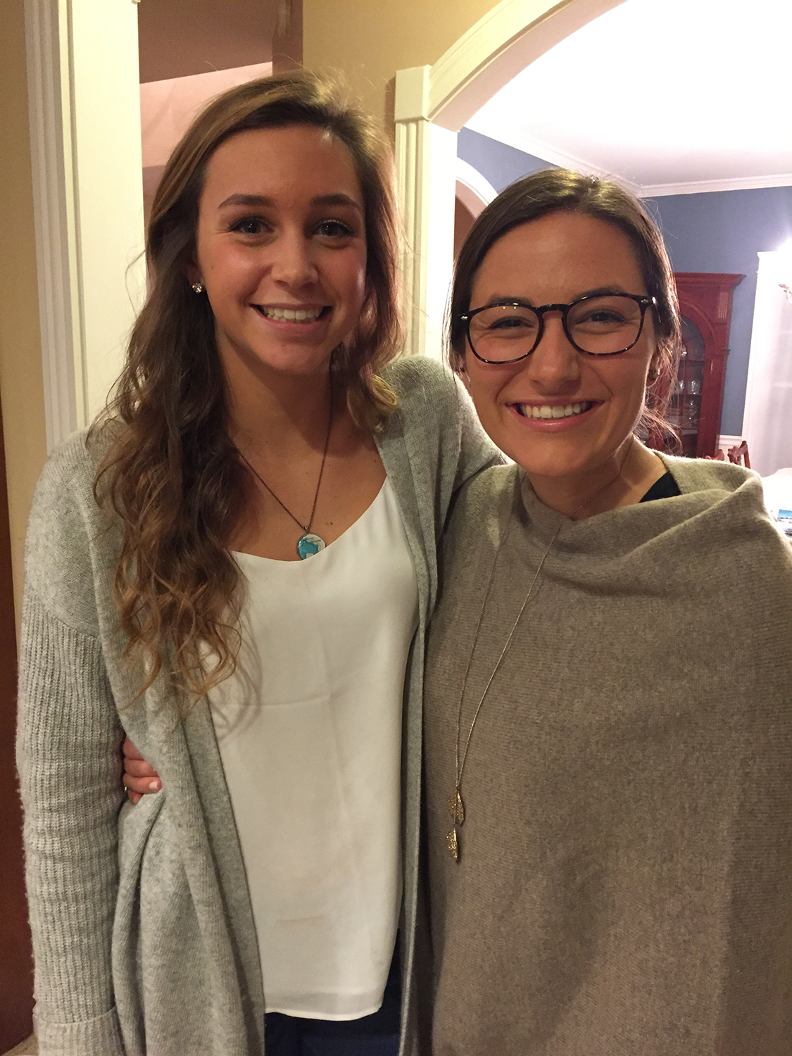 Glenn and her advisee, Jessie Gray (SP’15), in Falmouth!